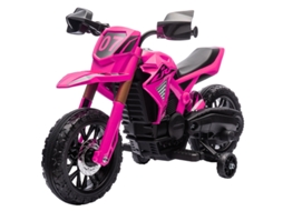 Moto Elétrica Infantil EHSTMIND 12V, Motocicleta com Rodinhas, Até 3 Km/h, com Buzina e Som de Partida