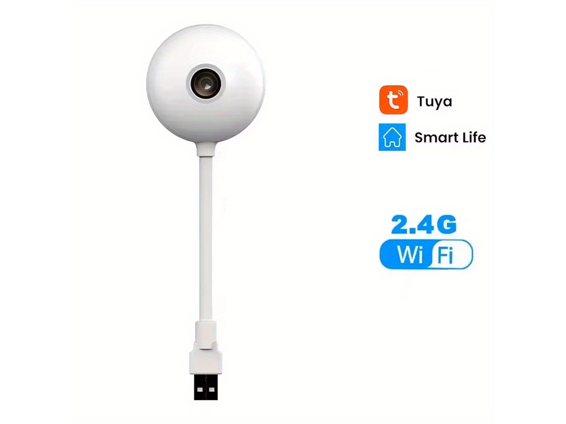 Câmara Wifi Mini Hd Graffiti (apenas Para Uso Interno) Sistema De Segurança Doméstica Sem Fio Com Detecção Humana Por Ia, Ideal Para Cria...
