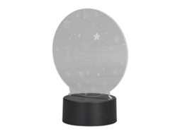Lâmpada de Noite 3d Colorida Usb Decorativa para Casamento