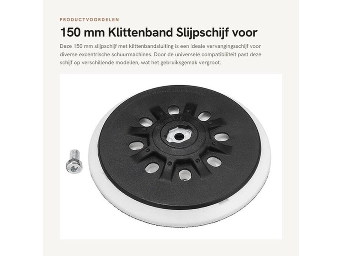 150 Mm Bandade De Aderência Para Máquinas De Polimento Excentricas