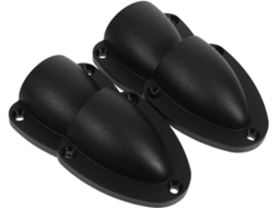 Conjunto De 4 Capas De Ventilação Para Barcos Em Nylon Preto, Proteção Completa E Resistentes Às Intempéries