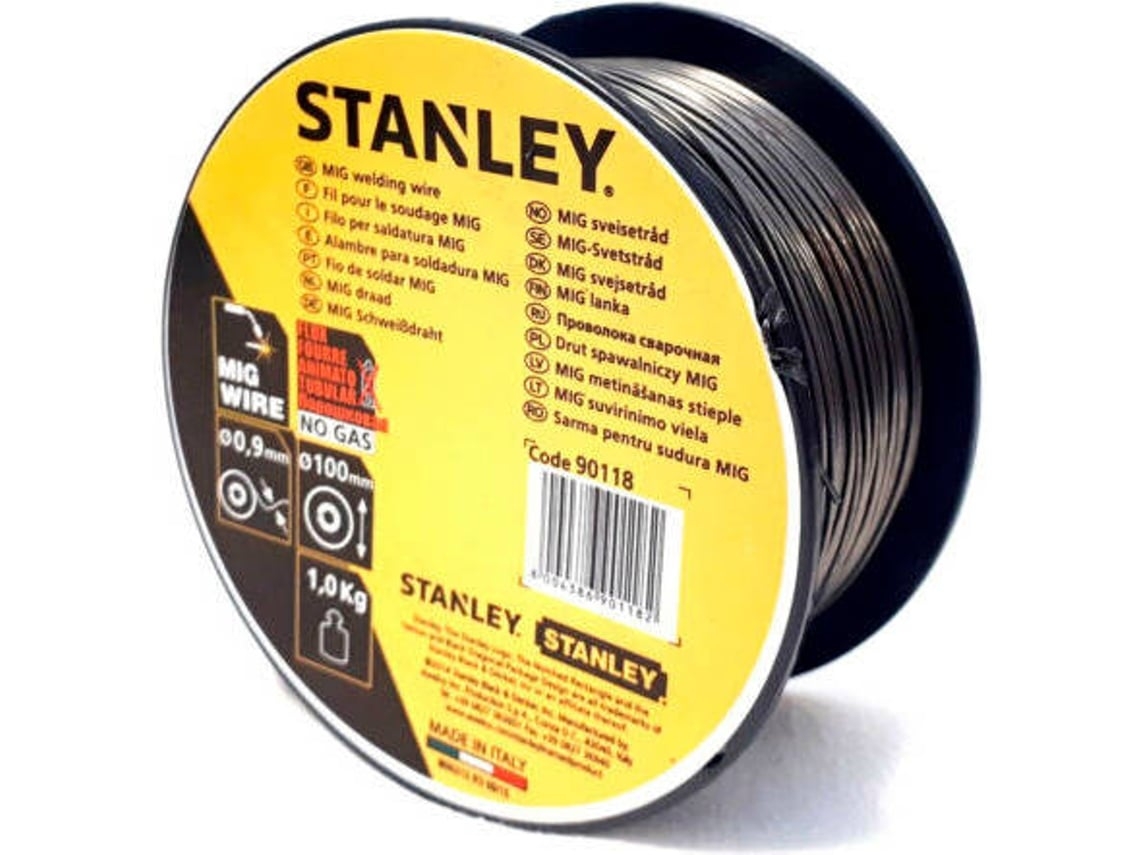 Fio STANLEY WELDING Soldagem Fluxado (0 9 mm 100 mm 1 0 Kg)