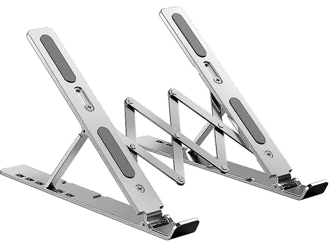 Lurelia Suporte Para Portátil Ajustável Em 6 Ângulos, Dobrável, Ergonómico, Com Ventilação, Em Liga De Alumínio, Para 17 Polegadas