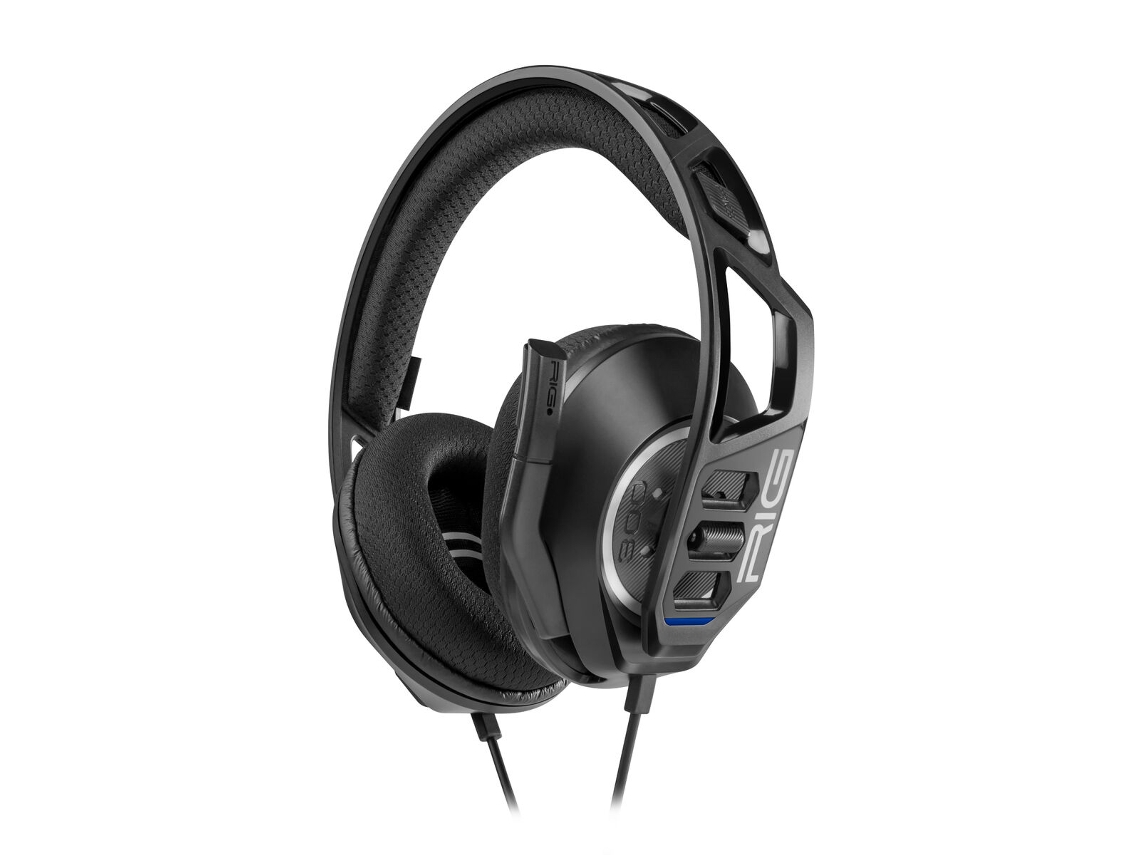 Auriculares NACON RIG Serie 300 PRO HS com Fios (Microfone - Preto)