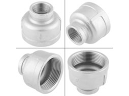 Laxiscreed Conexões De Redução Para Tubos De Aço Inox 304, 3/4" A 1/2" Roscadas Internas