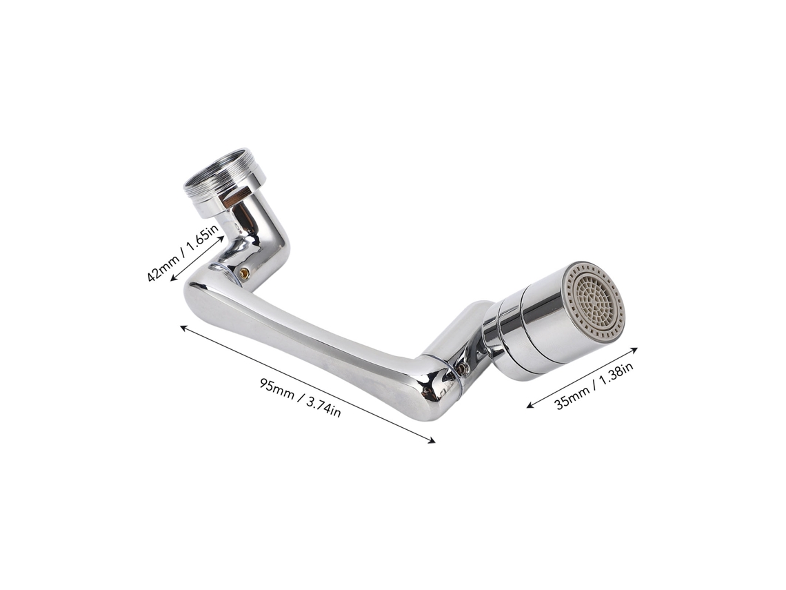 Laxiscreed Extensor De Torneira Rotativo 1080° Com Filtro Para Cozinha E Casa De Banho
