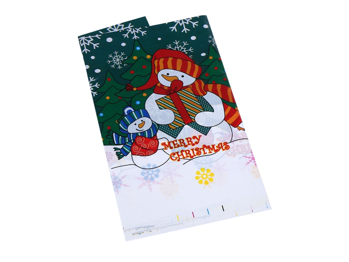 Laxiscreed Protetor De Mesa Em Pvc Com Tema De Boneco De Neve Para Natal