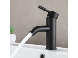 Torneira do Banheiro Preto, Estilo Minimalista, Aço Inoxidável MDUG
