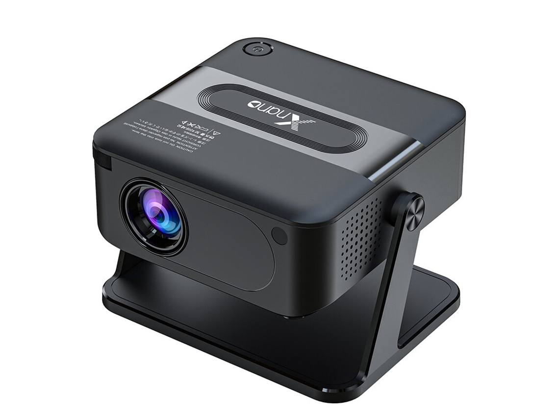 Projetor Xnano Ha109 1+8g Dual Band Android 11 com Wi-Fi 6 e Bluetooth nativo, 720p, taxa de projeção de 0,8:1, 120 polegadas, 25dB, ultra silencioso.