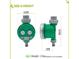 Timer Irrigação Automática Bateria Jardim