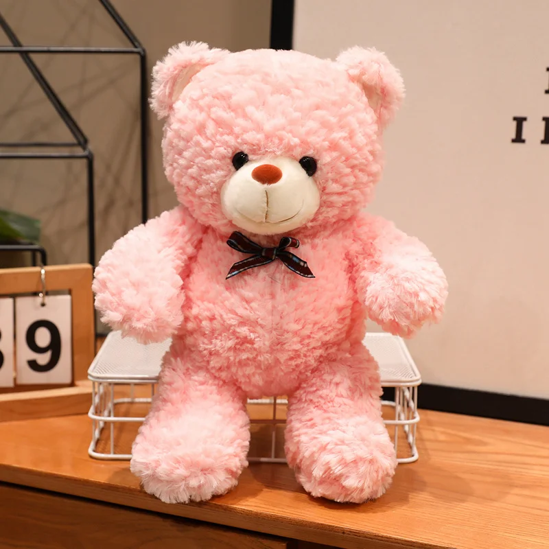 Urso de Pelúcia Anime Realista e Fofo de 30cm MDUG (rosa 30cm)