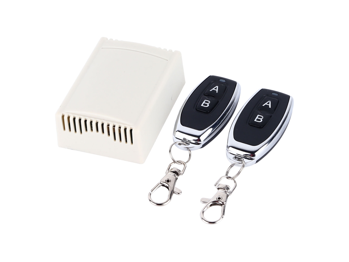 Laxiscreed Interruptor Universal Para Portão De Garagem 12v Com 2 Canais Ligação Dupla