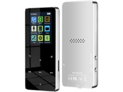 Reprodutor De Mp3 E Mp4 Bluetooth Hifi Com 8gb Armazenamento, Compatível Com Cartão De Memória, Com Despertador, Rádio
