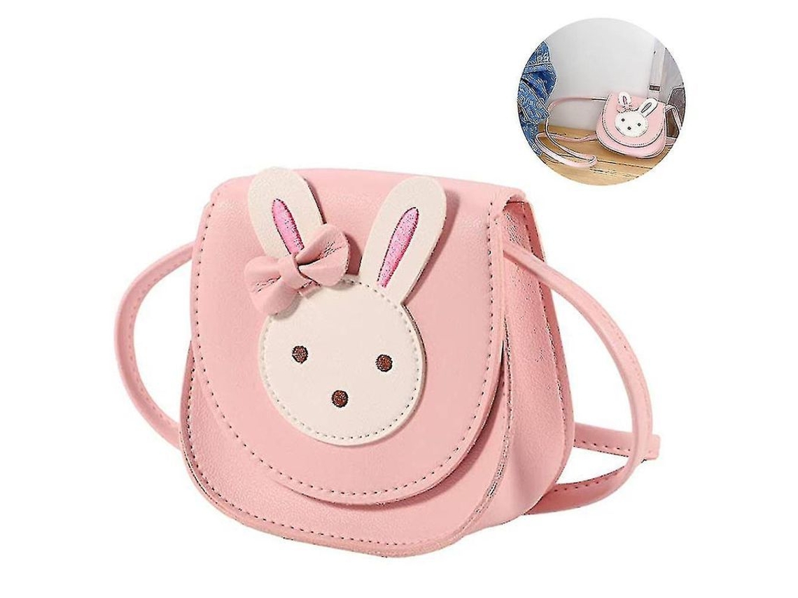 2026 bolsa Cruzada para Niñas com Design de Coelho Bonito em Couro Pu