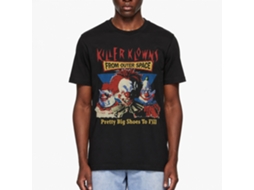 Rockinstone Killer Klowns Pretty Big Shoes To Fill Black Adult T-shirt Size:xl