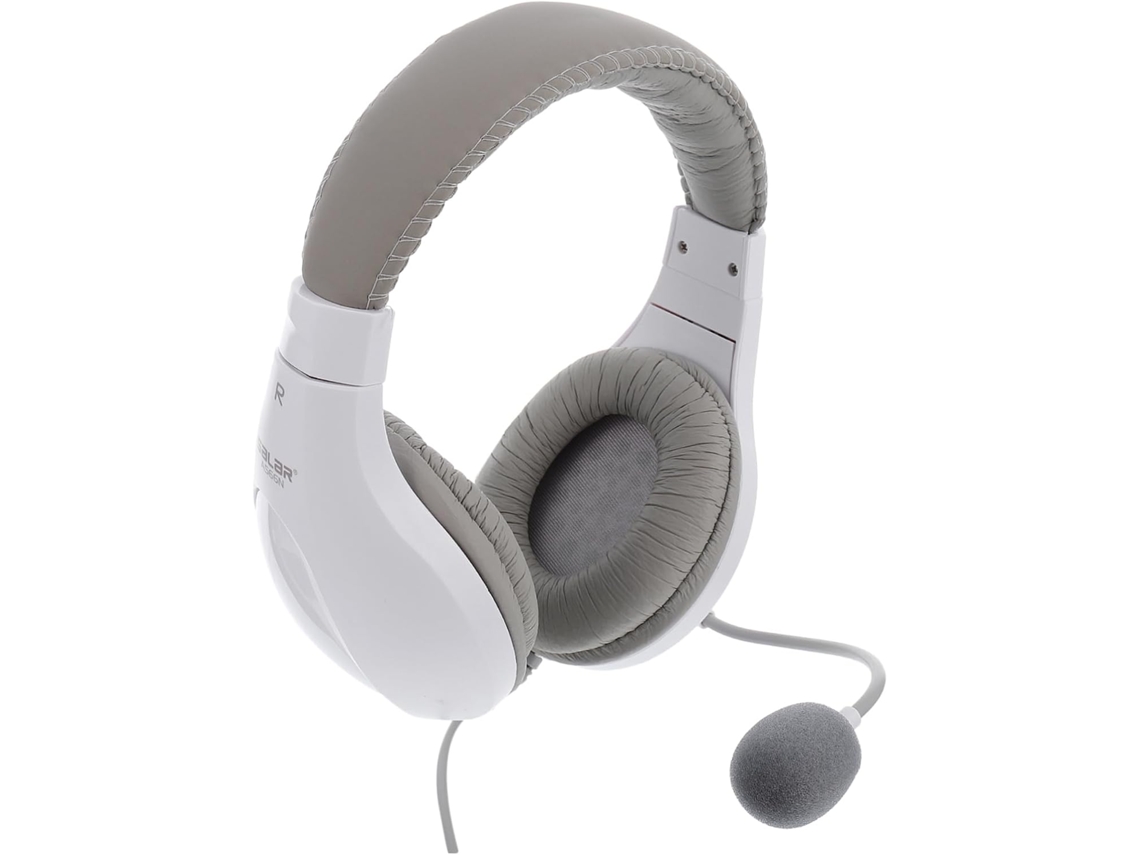 Fone de Ouvido Circumaural para Jogos com Microfone e Som Estéreo para Pc, Celular e Tablet. SFUSHOS