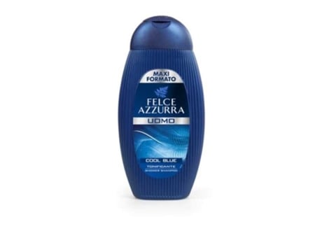 Shampoo e Sabonete Líquido Cool Blue para Homens, 400 ml, Felce Azzurra