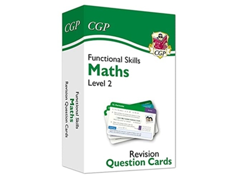 Livro Functional Skills Maths Revision Question Cards - Level 2 de CGP Books (Inglês)