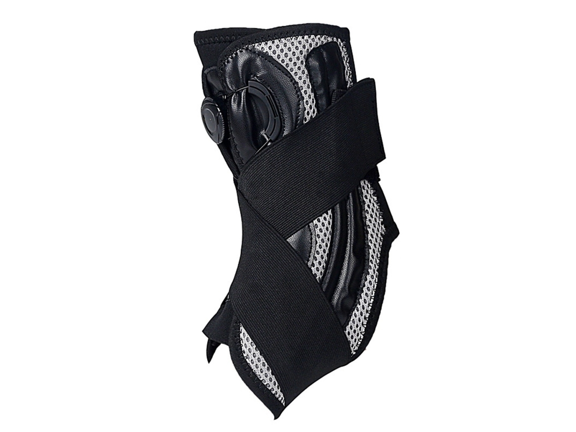 Lurelia Tornozeleira Ajustável Para Ciclismo, Fibra De Poliéster / Poliéster, Preto / Cinzento, Aprox