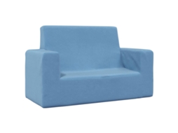 Kids Sofa, Kids Sofas Vidaxl Azul Poliéster (2-seater)