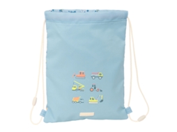 Mochila Saco com Cordas Safta Cranes 26 x 34 x 1 cm