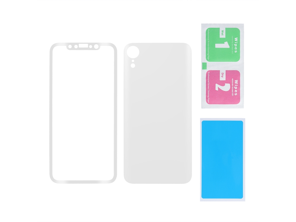 Película de Vidro Temperado EOOCOO para iPhone Xr, curva, resistente a impactos