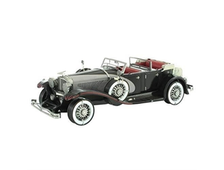 Fascinations 3D Modelo Duesenberg Modelo J Kit DIY em Metal Preto