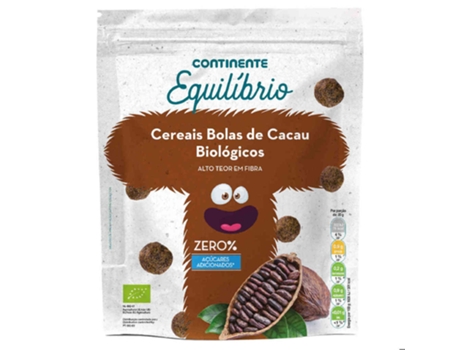 Cereais Bolas de Cacau Monstrinhos CONTINENTE EQUILÍBRIO