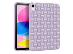 Capa Protetora Fina E Resistente A Impactos Para Tablet, Compatível Com Ipad Air 4/5 , Roxa. Tuotuo (10,9)