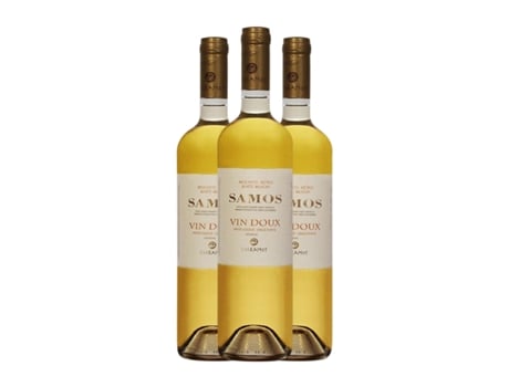 Vinho doce UWC SAMOS Vin Doux White Muscat Mascate Grão Pequeno (0.75 L - 3 Unidades)
