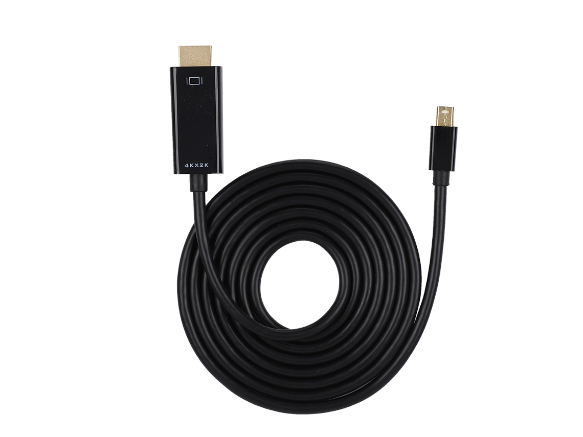 Adaptador Mini Dp Para Hdmi Conversor Hd 1080p 1.8m