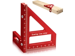 Esquadro Para Marcenaria, Régua De Medição Multiangular 3d, Régua Triangular De Alumínio 45/90 Graus
