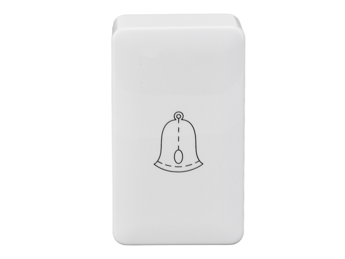 Campainha À Prova Dágua, Sistema De Campainha Sem Fio De Longo Alcance Com Várias Melodias E Indicador Led Piscante, Receptor Plug In Slowmoose