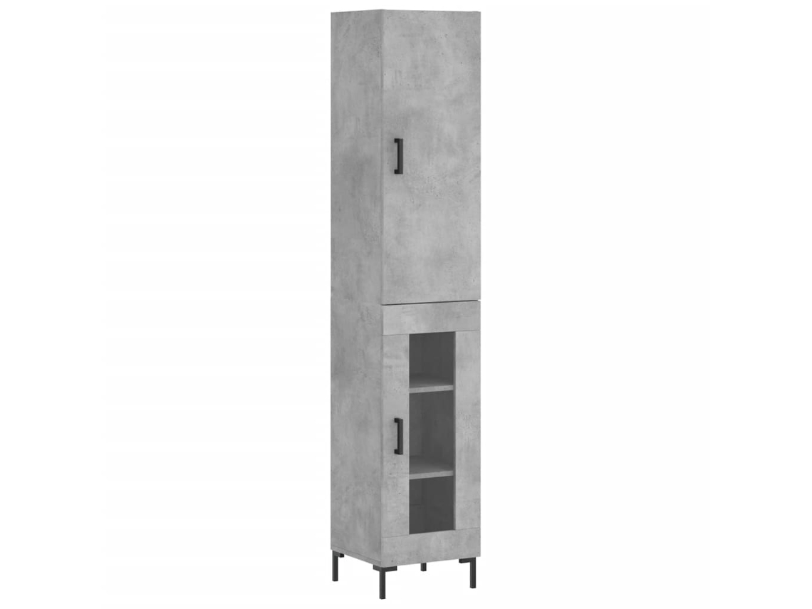 Highboard, Highboards Vidaxl Cinzeto Madeira Processada (n/a)