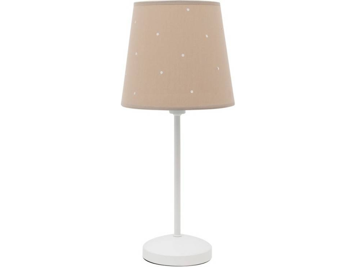 Candeeiro de Mesa FABRILAMP Consciencia (Cinzento - E14 - 40 W - Metal)