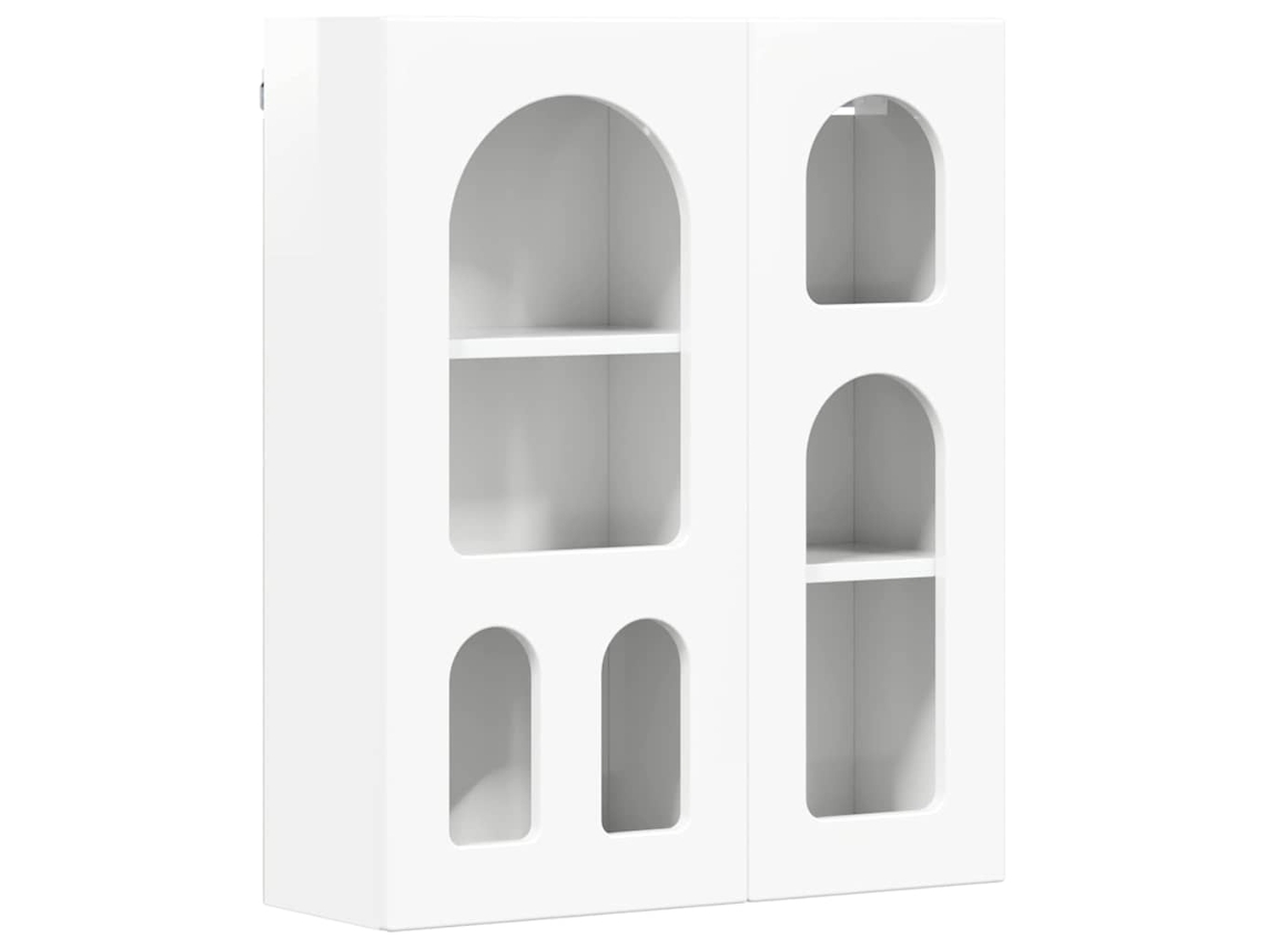 Conjunto 1 Armário Suspenso Vidaxl Branco Derivados De Madeira (59 X 20 X 71,5 Cm)