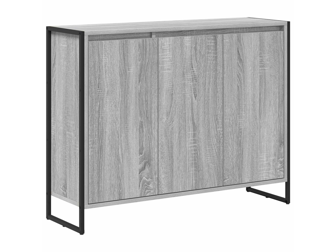 Armário Lateral Cinza Sonoma 96,5 X 30 X 75 Cm MAISON EXCLUSIVE
