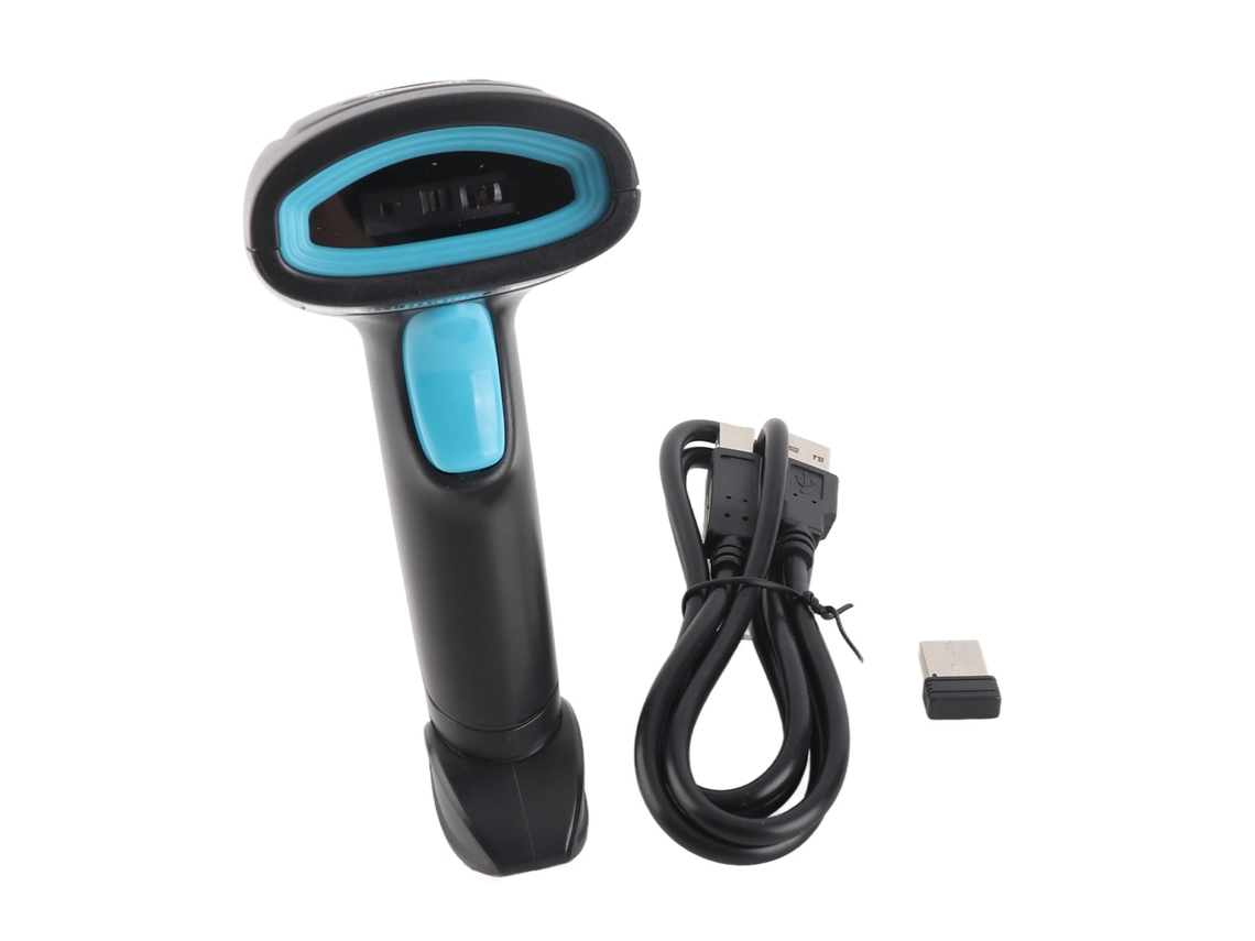 Escáner De Código De Barras Inalámbrico 2.4g De Mano Ccd 1d Qr Para Supermercado Reparto 5v
