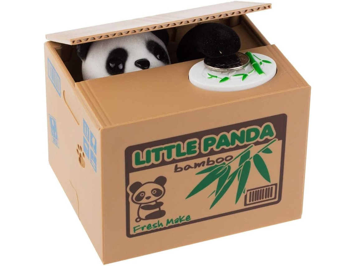 Cofre Eletrônico Com Senha Aquaforge (estampa Clássica De Panda)