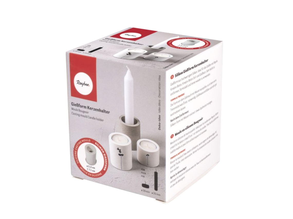 Molde Silicone Castiçal 7Cm RAYHER