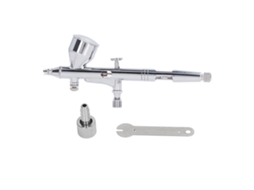 Kit de aerógrafo multifuncional em aço inoxidável para arte, modelagem, pintura e projetos "faça você mesmo".
