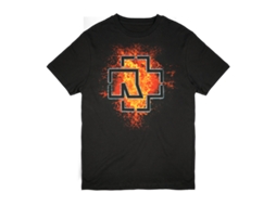 Rockinstone T-shirt Rammstein Band Lava Logo Size:xxl