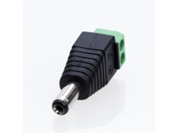Adaptador De Alimentação Dc Masculino 5,5 Mm X 2,1 Mm Para Câmara Cctv (30 Unidades)*