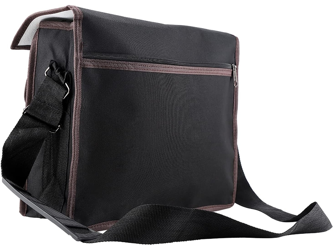 Bolsa de ombro para ferramentas em tecido Oxford grosso, organizador durável para eletricistas e reparadores, tamanho grande.