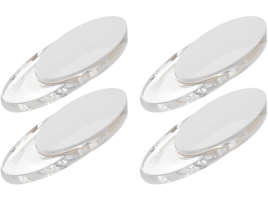 Conjunto De 4 Puxadores Para Persianas Rolo Plástico Transparente