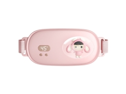 Cinto Uterino Rosa com Design Fofo e Aquecimento Suave, Perfeito para Alívio de Cólicas, Presente Mimoso para Usar em Casa STELASPLEN