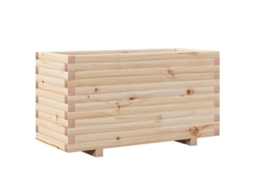 Garden Planter, Garden Planters Vidaxl Marrom Madeira De Pinho (90 X 40 X 49.5 Cm)