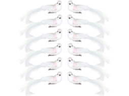 Lote De 24 Oiseaux Artificiels Ornaments,