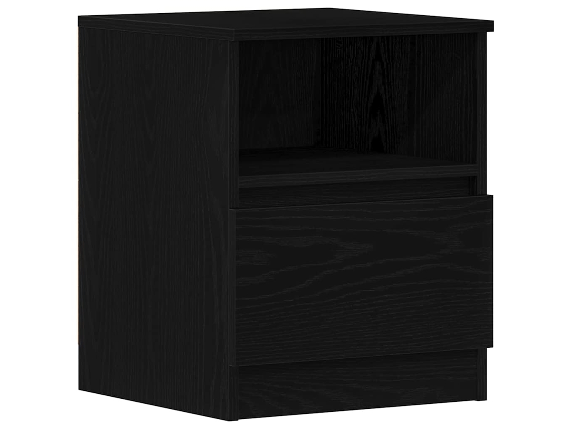 Cabeceira com gaveta em carvalho castanho 40x40x50 cm MAISON EXCLUSIVE
