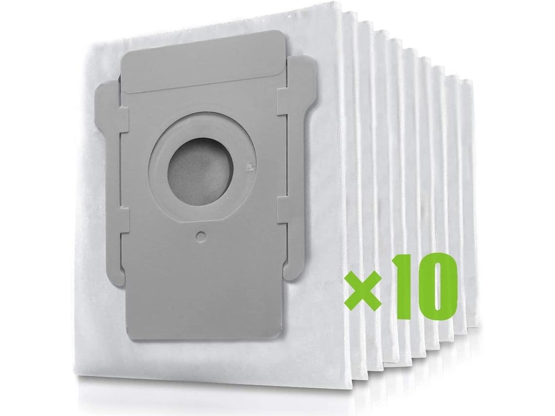 10 Sacos De Pó Compatíveis Com Irobot Roomba I7 I7+/i7plus E5 E6